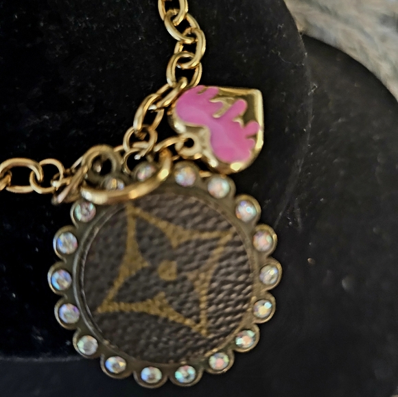 LV Upcycled Charm Bracelet - Picture 2 of 5